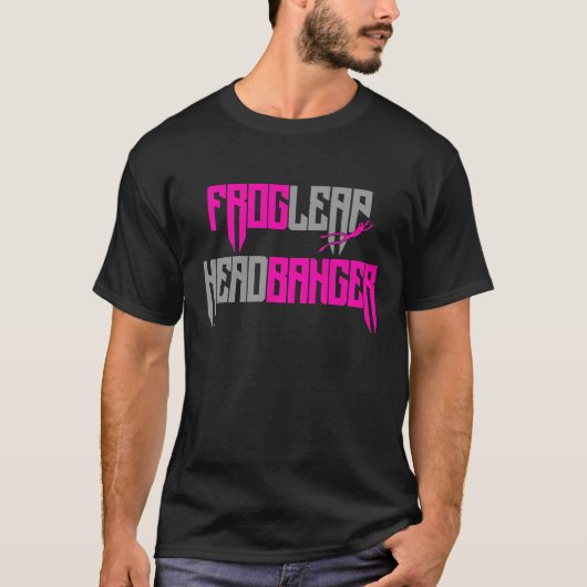 Roze kikkerbanger T-shirt - voorzijde (Voorkant)