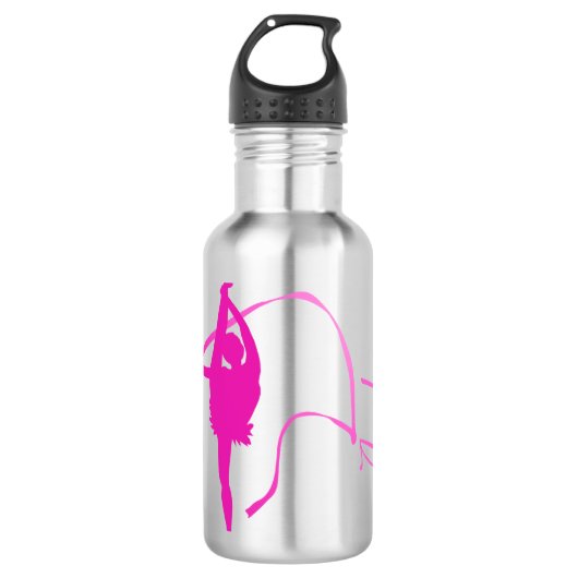 Roze kinder drinken flesje waterfles (Voorkant)