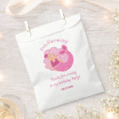 Roze Kinder mermaïde Birthday Party Favor Bags Bedankzakje (Geknipt)