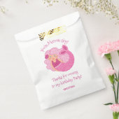 Roze Kinder mermaïde Birthday Party Favor Bags Bedankzakje (Gezegeld)