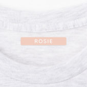 Roze Kinder naam school kleding Labels (Aangebracht)