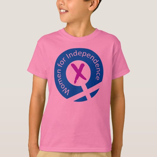Roze kinder t-shirt (Voorkant)