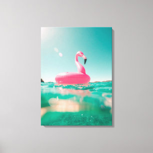 Roze Kinder vuurdoek voor de muur Canvas Afdruk
