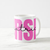 Roze kinderverpleegkundige Mok (Voorkant rechts)