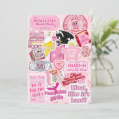 Roze Kindle Insert Schattige & Girly Bookish Acces Feestdagenkaart (Staand voorkant)