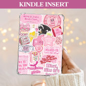 Roze Kindle Insert Schattige & Girly Bookish Acces Feestdagenkaart