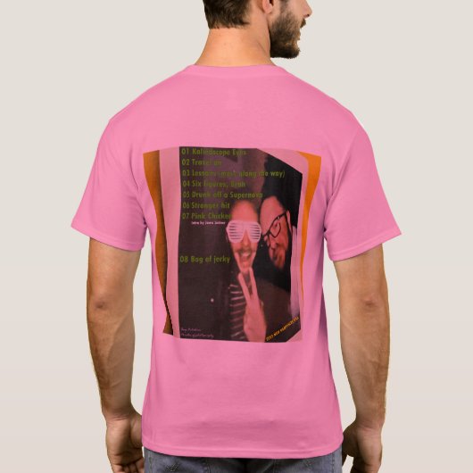 Roze kip t-shirt (Achterkant)
