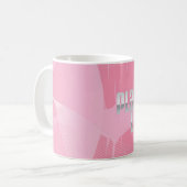 Roze Kiss CUP Koffiemok (Voorkant links)