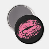 Roze Kiss Magneet (Voorkant / Achterkant)