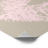 Roze Kiss Poster (Hoek)