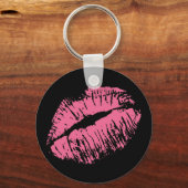 Roze Kiss Sleutelhanger (Voorkant)