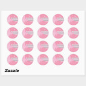Roze Kiss Stickers (Vel)
