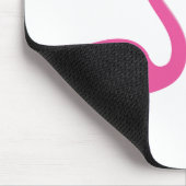 Roze Kisser Flamingos Mousepad Muismat (Hoek)