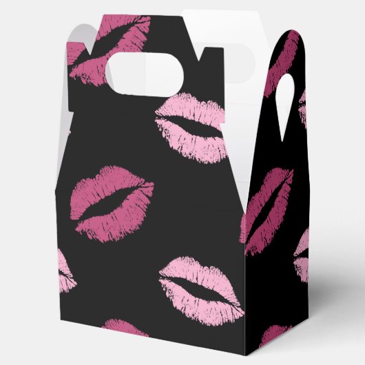 Roze Kisses Bedankdoosjes (Geopend)