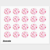 Roze Kisses Stickers (Vel)