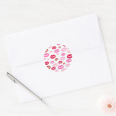 Roze Kisses Stickers (Envelop)