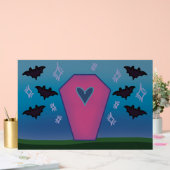 Roze Kist Acryl Bord (Huwelijk)