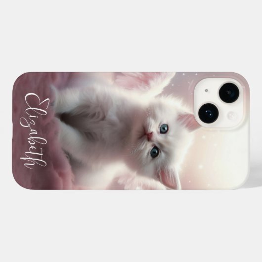  roze kitten Case-Mate iPhone case (Achterkant (horizontaal))