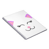 Roze kitty cat notitieboek (Rechterzijde)