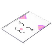 Roze kitty cat notitieboek (Linkerzijde)