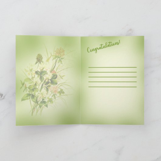 Roze klap  Happy Moederdag Kaart (Binnen)