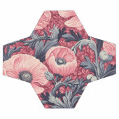  roze klaprozen bloemig voetbal (Enkel)