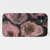 Roze klaprozen Case-Mate iPhone case (Achterkant (horizontaal))