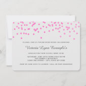 Roze Klasse van 2015 Afstudeeraankondigingen Kaart (Achterkant)