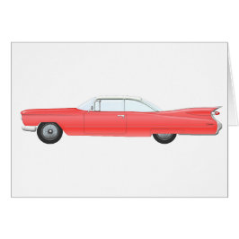 Roze klassieke auto
