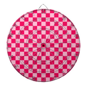 Roze klassieke checkboard van de Combinatie door S Dartbord