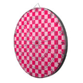 Roze klassieke checkboard van de Combinatie door S Dartbord (Voorkant Rechts)