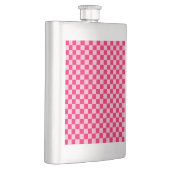 Roze klassieke checkboard van de Combinatie door S Heupfles (Rechts)