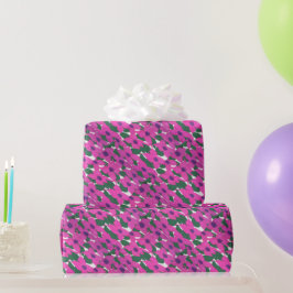  roze klassieke flessenpatroon cadeaupapier