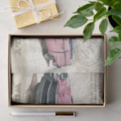 Roze Klassieke Open Auto Tissuepapier uit het Verl (Geschenk)
