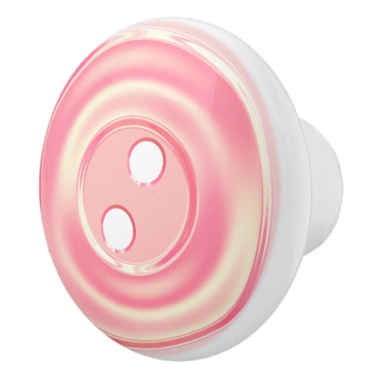 Roze, klassieke sluitknop, keramische knop (Rechts)