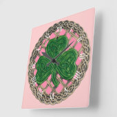 Roze Klaver & de Keltische Klok van de Cijfers van (Hoek)