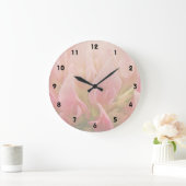 Roze klaver grote klok (Huis)