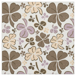 Roze klaver Shamrock Pattern St. Patrick's Day Stof