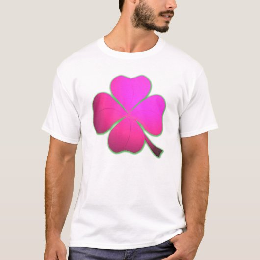 Roze klaver t-shirt (Voorkant)