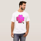 Roze klaver t-shirt (Voorkant volledig)