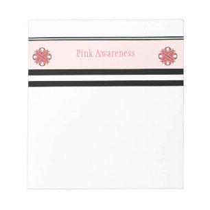 Roze klavertjeslint door Kenneth Yoncich Notitieblok