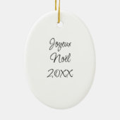  roze klein meisje kerst gepersonaliseerd keramisch ornament (Achterkant)