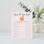 Roze kleine Baby shower die de prijs bepaalt (Staand voorkant)