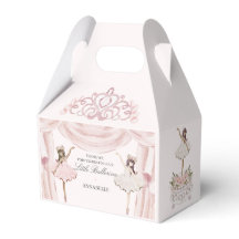 Roze Kleine Ballerina Baby shower of Verjaardag