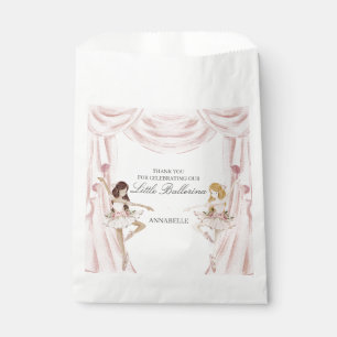 Roze Kleine Ballerina Baby shower of Verjaardag Bedankzakje