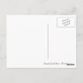 Roze kleine bloemen postkaart (Achterkant)