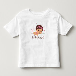 Roze kleine engel vleugels Schattigee baby meisje Kinder Shirts