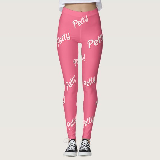 roze kleine leggings (Voorkant)