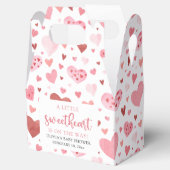 Roze Kleine Liefje Valentijnsdag Baby shower Bedankdoosjes (Geopend)