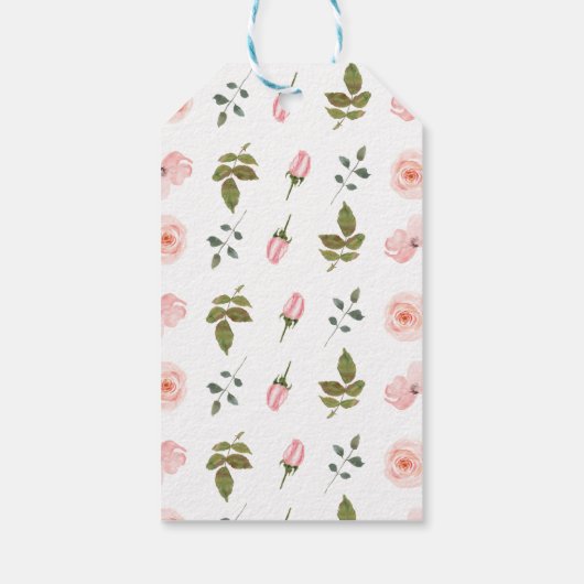 Roze Kleine Miss Onederful 1e Verjaardagsgunsten Cadeaulabel (Achterkant)